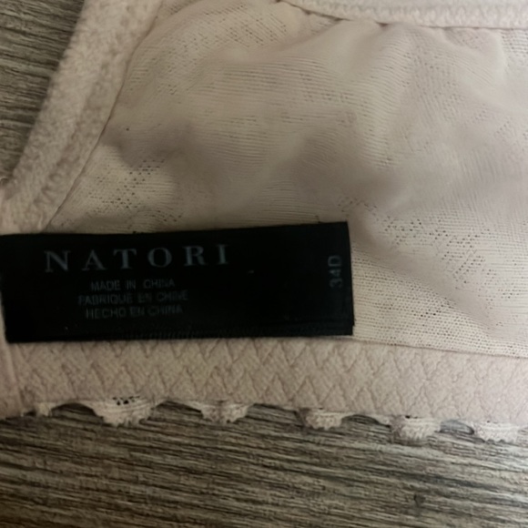 Natori Sheer Glamour Push-up Underwire Bra, Nude, 34D - Picture 6 of 6